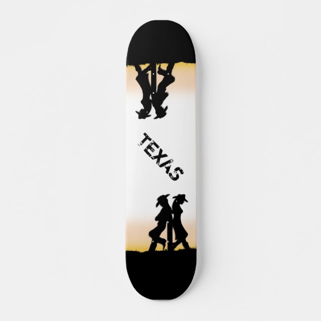Texas Cowboy Skateboard (Vorne)