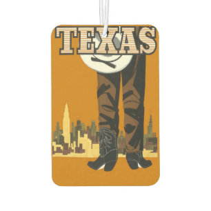 Texas Cowboy Vintage Reise Lufterfrischer