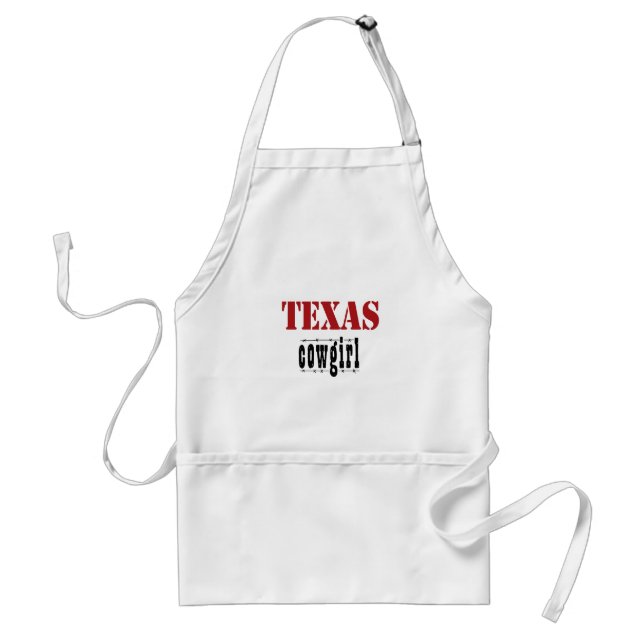 Texas-Cowgirl-Geschenk Schürze (Vorne)