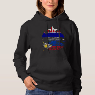 Texas Dallas Half Filipino Roots Dallasite Philipp Hoodie
