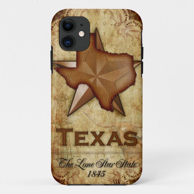 Texas - Der einstündige Staat Case-Mate iPhone Hülle (Rückseite)