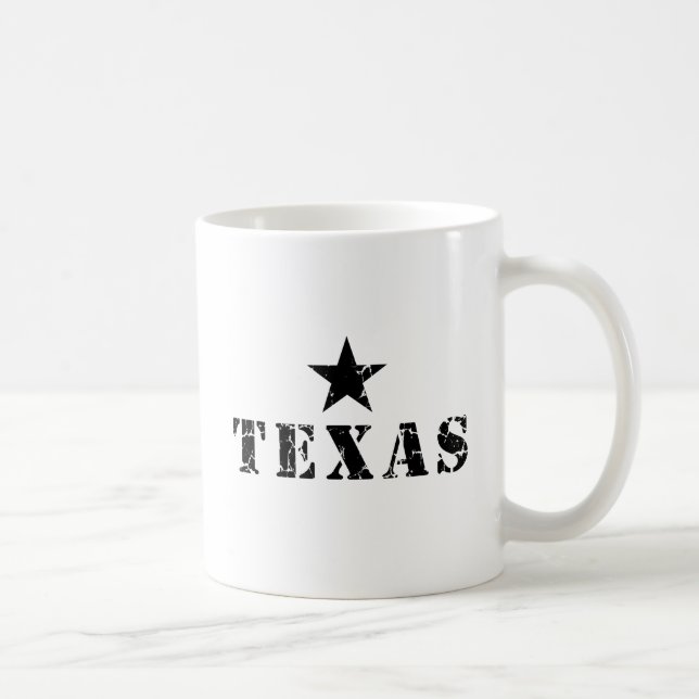 Texas, der einzige Stern-Staat Kaffeetasse (Rechts)