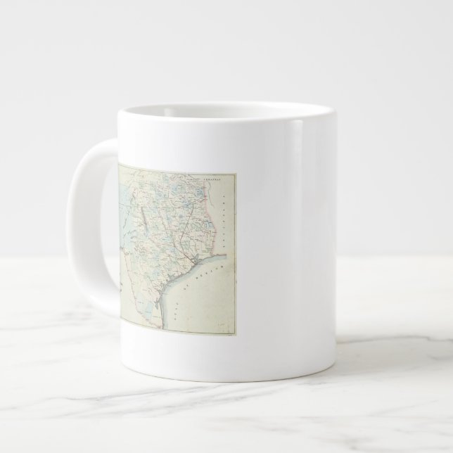 Texas der USA Jumbo-Tasse (Vorderseite Links)