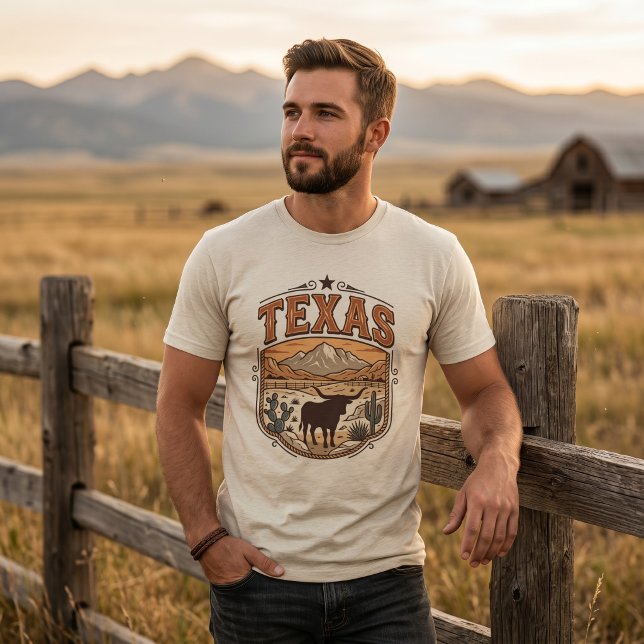 Texas Desert Frontier Heritage T-Shirt (Von Creator hochgeladen)