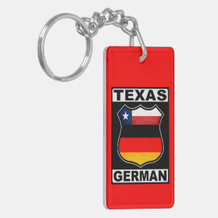 Texas Deutscher Schlüsselanhänger