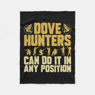 Texas Dove Hunting Dove Hunter Fleecedecke