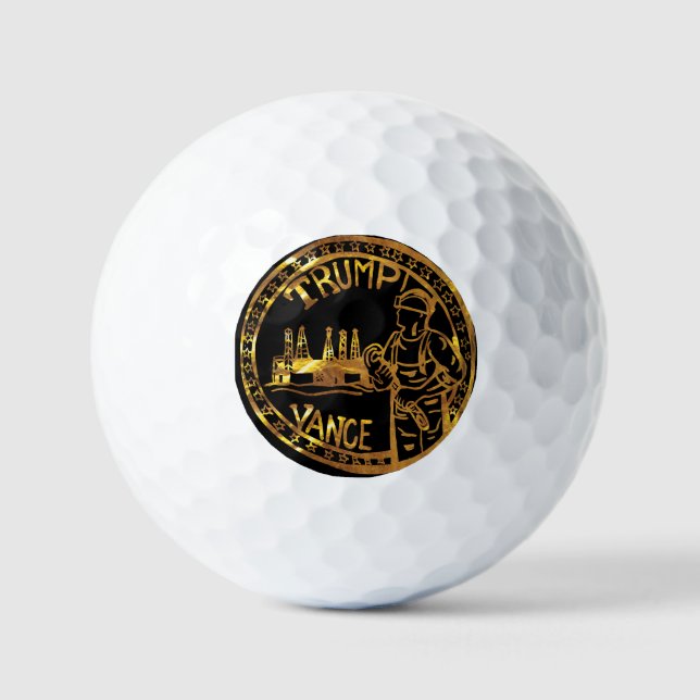 TEXAS DRILL BABY DRILL GOLFBALL (Vorderseite)