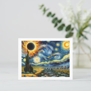 Texas Eclipse Postcard Postkarte