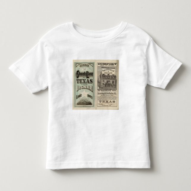 Texas-Eisenbahn Kleinkind T-shirt (Vorderseite)