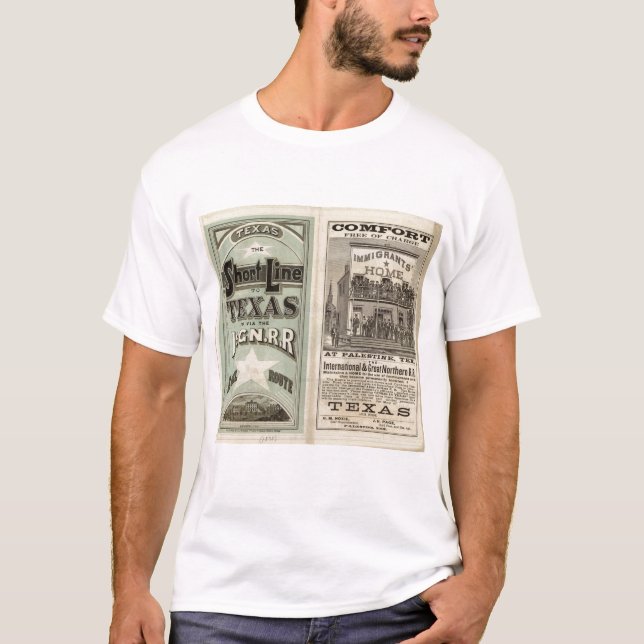 Texas-Eisenbahn T-Shirt (Vorderseite)