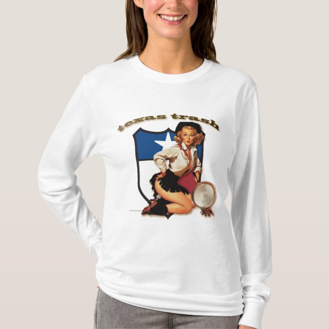Texas eklektisch: Texas-Abfall! T-Shirt (Vorderseite)