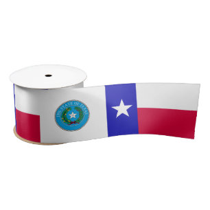 Texas-Fahne-Siegel Satinband