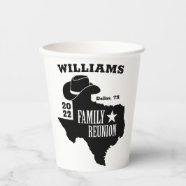 Texas Family Wiedersehen Pappbecher