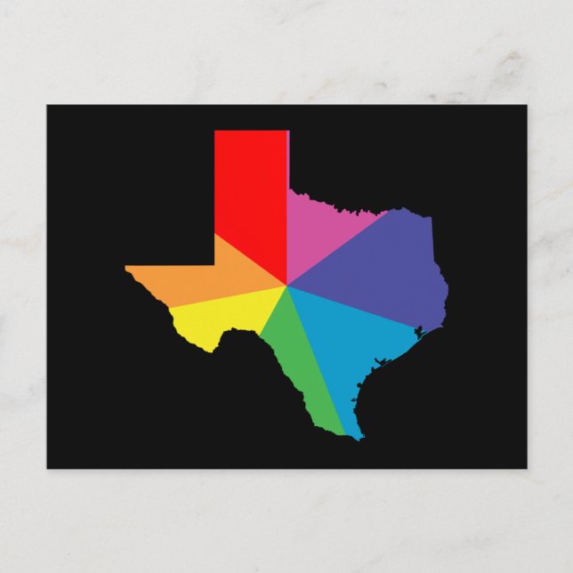 Texas-Farbberst Postkarte (Vorderseite)
