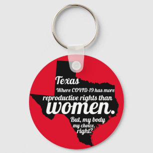 Texas Feminist Virus Custom Schlüsselanhänger