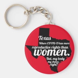 Texas Feminist Virus Custom Schlüsselanhänger