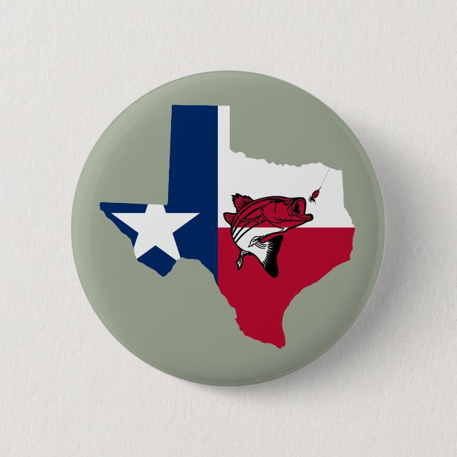 Texas Fishing Button (Vorderseite)