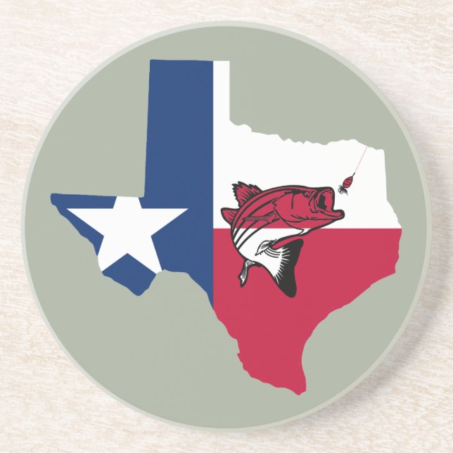 Texas Fishing Getränkeuntersetzer (Vorne)