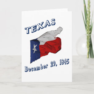 TEXAS FLAG & BIRTHDAY KARTE