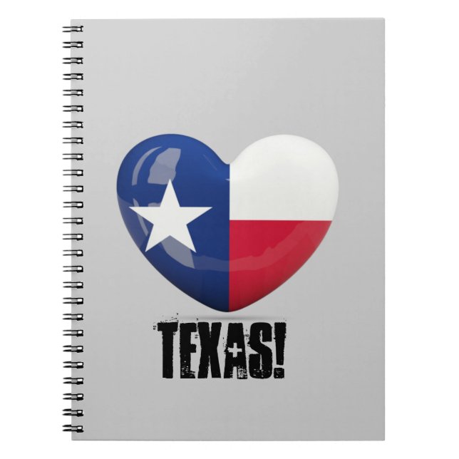 Texas Flag Cutout Notizblock (Vorderseite)