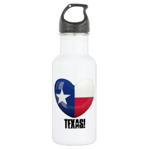 Texas Flag Cutout Trinkflasche