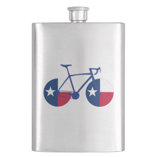 Texas Flag Cycling Flachmann