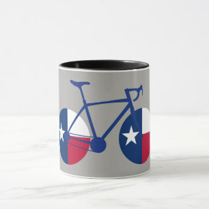 Texas Flag Cycling Tasse