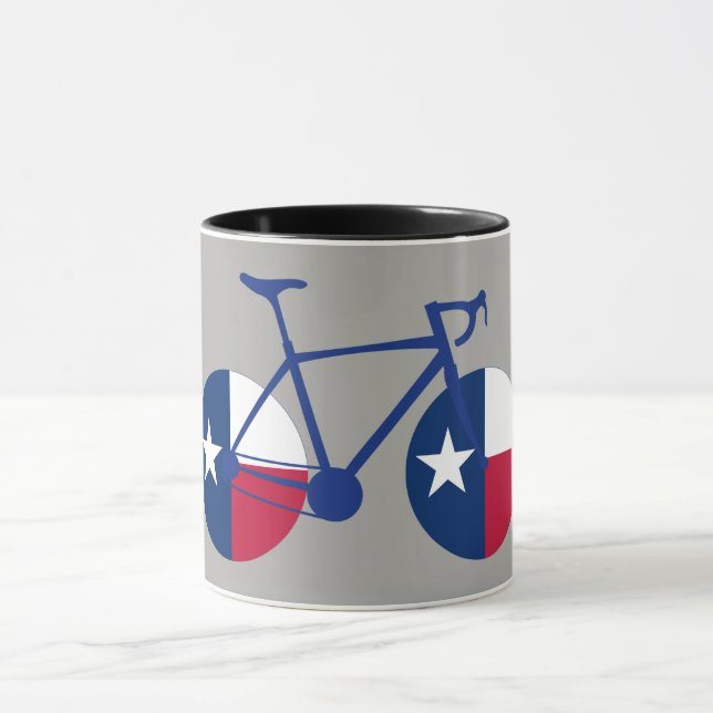 Texas Flag Cycling Tasse (Zentrum)