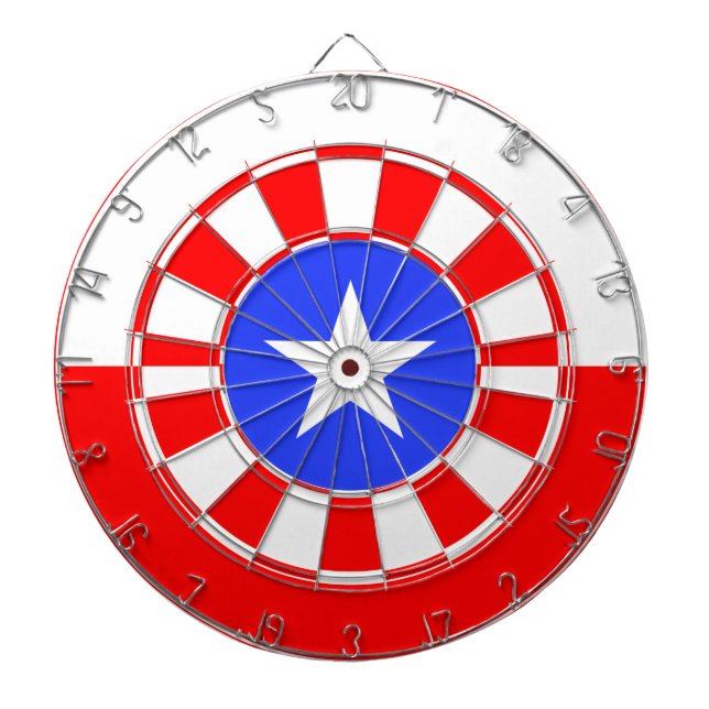 Texas flag dartboard dartscheibe (vorne)