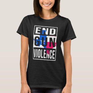 Texas Flag End Gun Gewalt schützen Kinder nicht G T-Shirt