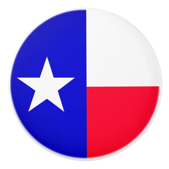 Texas Flag Keramik Door Pull Keramikknauf (Vorderseite)