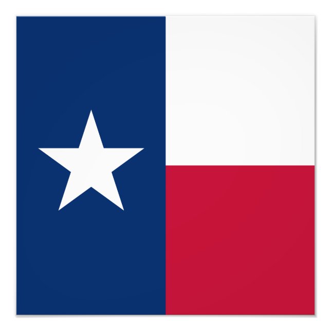 Texas Flag: Langorne, der texanische einstündige S Fotodruck (Vorne)