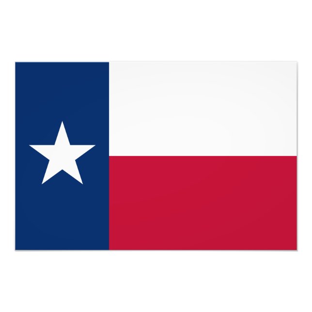 Texas Flag: Langorne, der texanische einstündige S Fotodruck (Vorne)