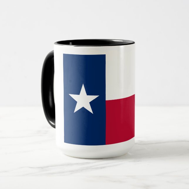 Texas Flag: Langorne, der texanische einstündige S Tasse (Vorderseite Links)