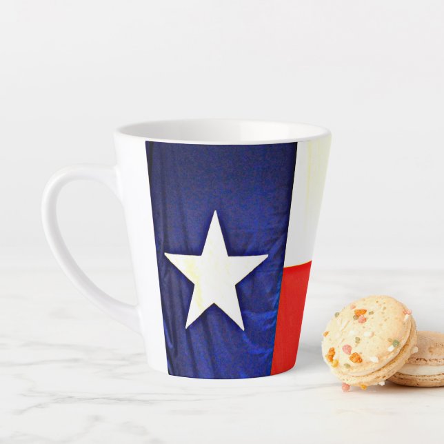 Texas Flag Latte Tasse (Beispiel)