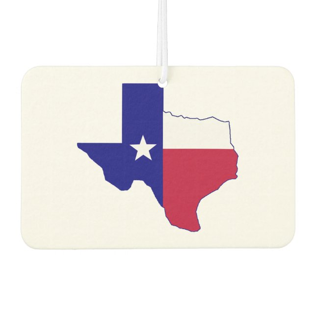 Texas Flag Map Autolufterfrischer (Vorderseite)