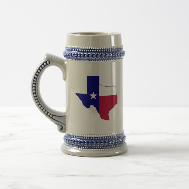 Texas Flag Map Bierglas (Links)
