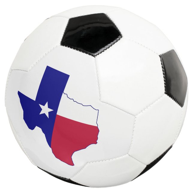 Texas Flag Map Fußball (Dreiviertel)