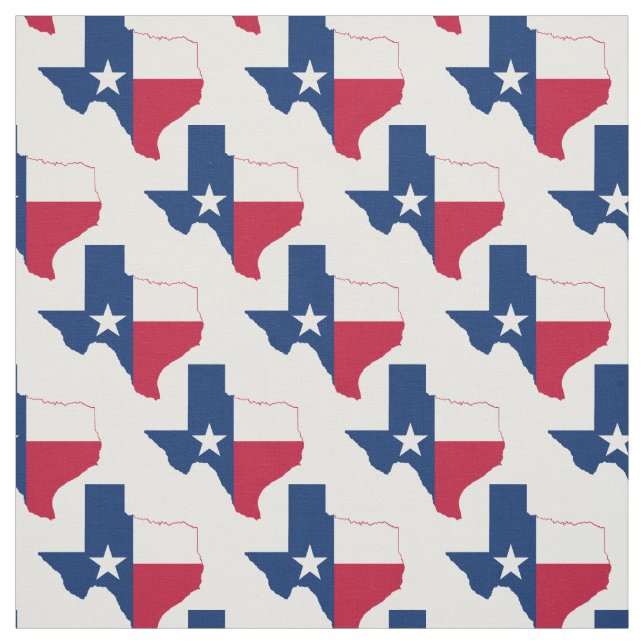 TEXAS Flag Map-Kontur Stoff (Muster)