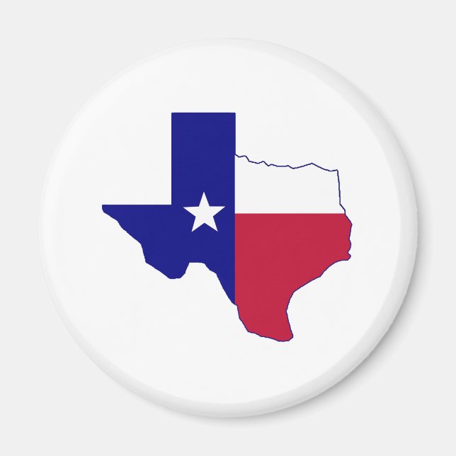Texas Flag Map Magnet (Vorne)