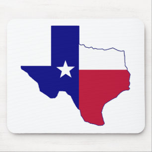 Texas Flag Map Mousepad