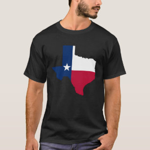Texas Flag Map stolz auf Texan Patriotic Amerika T-Shirt