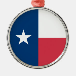 Texas Flag Ornament Aus Metall