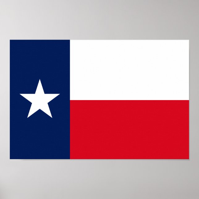 TEXAS-Flag - Poster (Vorne)