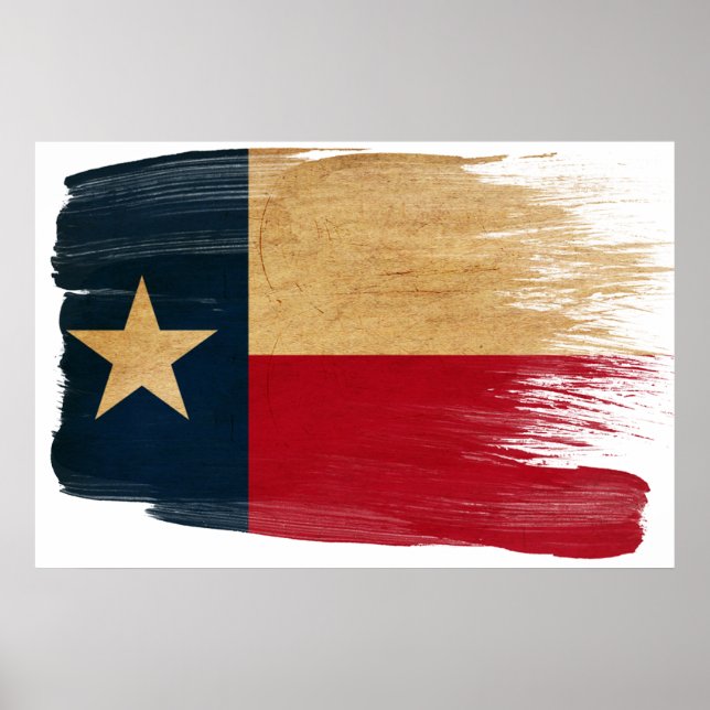 Texas Flag Posters Poster (Vorne)