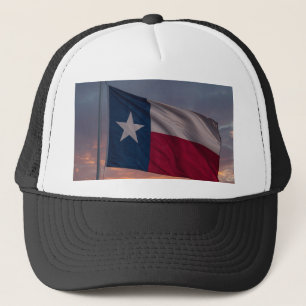 Texas Flag Sonnenuntergang Cap - Patriotischer Hut Truckerkappe