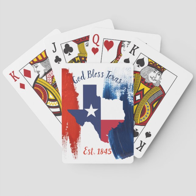 Texas Flag Spielkarten (Rückseite)