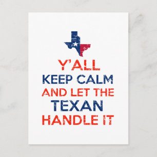 Texas Flag T-Shirts Postkarte