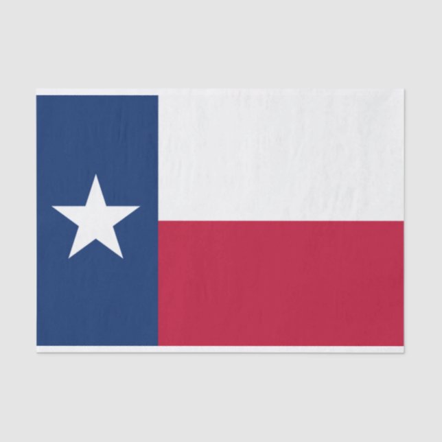 Texas Flag Tissue Paper Seidenpapier (Vorderseite)
