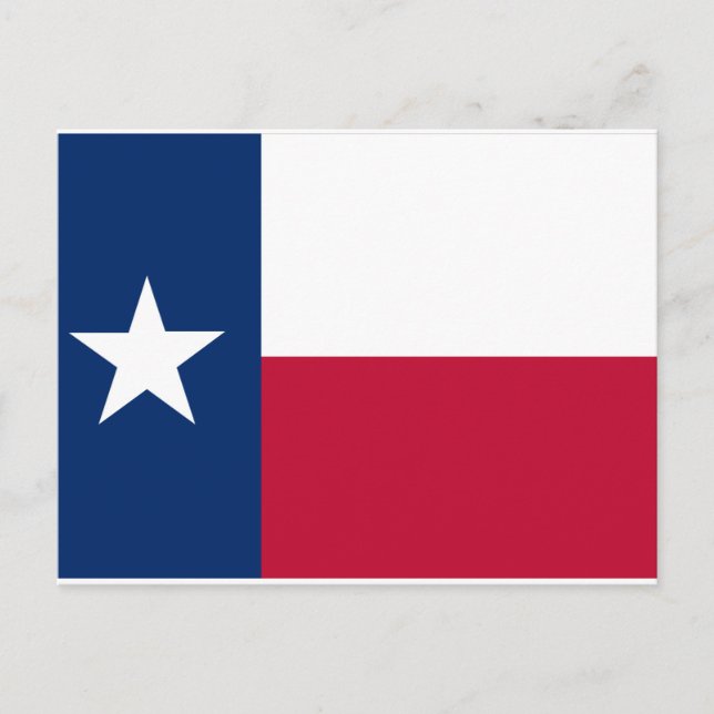Texas Flag USA Postkarte (Vorderseite)